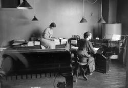 Interiørbilde fra NSBs hovedkontor i Oslo