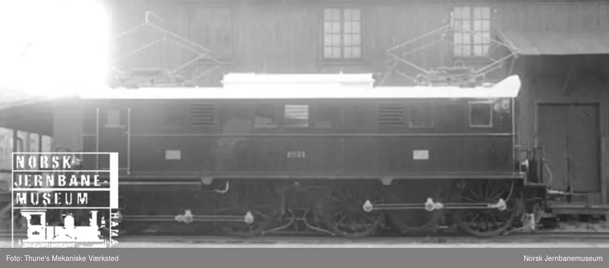 Leveransefoto av elektrisk lokomotiv El 5 nr. 2035