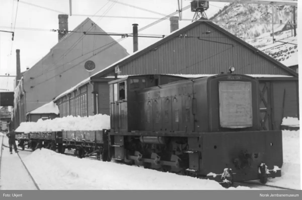 Thamshavnbanen; diesellokomotiv av fabrikat Ruston & Hornsby