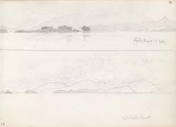 Fra Loch Awe; fra Loch Linnhe [Tegning]