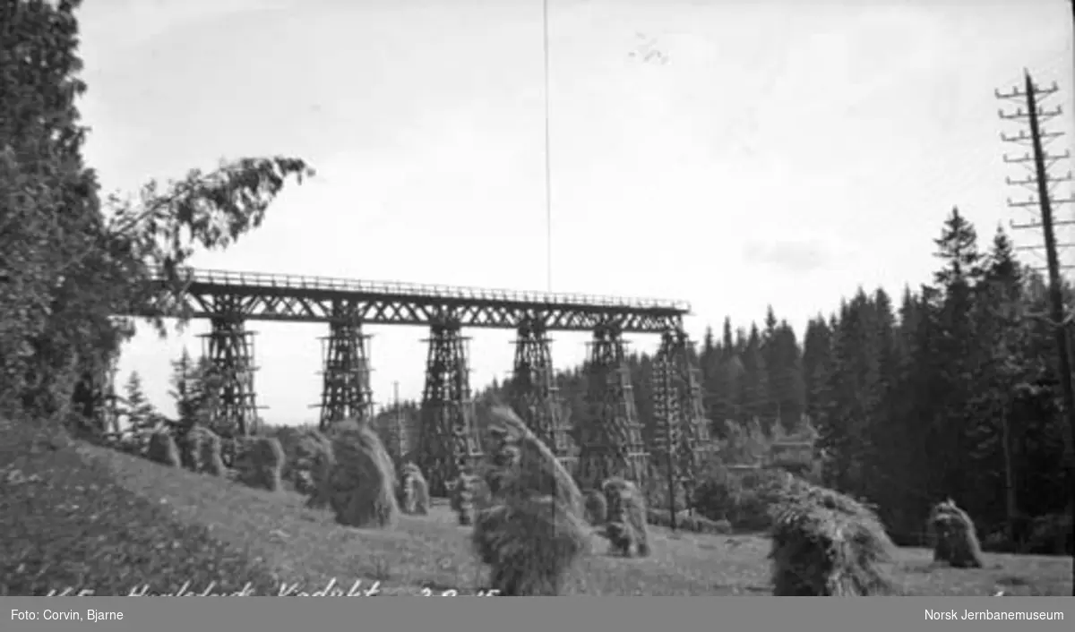 Hvalstad viadukt under riving