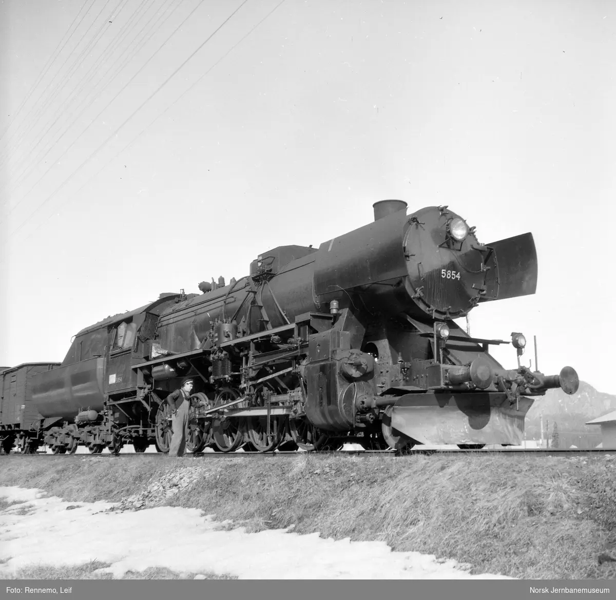 Damplokomotiv type 63a nr. 5854