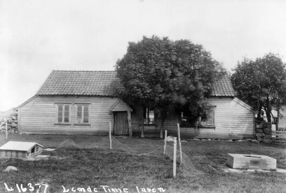 Stua fra Lende på Jæren, nå på Norsk Folkemuseum, som bygning nummer 091.