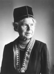 Portrett av Karin Stenberg, lærer og samisk foregangskvinne,