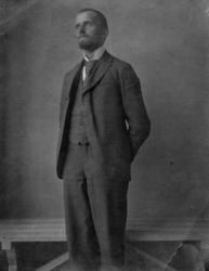 Hans Aall som ung mann.