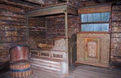 Stue fra Akkerhaugen, Sauherad ca.1800, bygning nummer 132 p