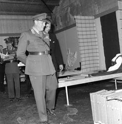 Ekeberg, Oslo, juni 1959, landbruksutstilling, Kongen kommer