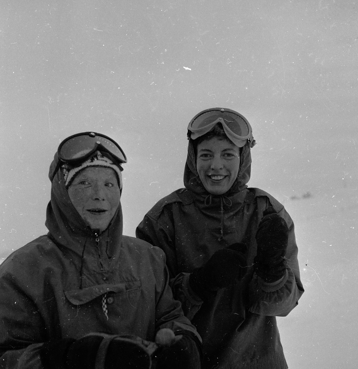 Oppdal, 17.12.1955, opptrening til Vinter-Olympiaden 1956.