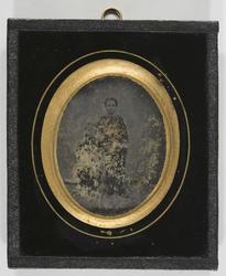 Portrett av to gutter, ukjente. Bildets proveniens Halden, Ø