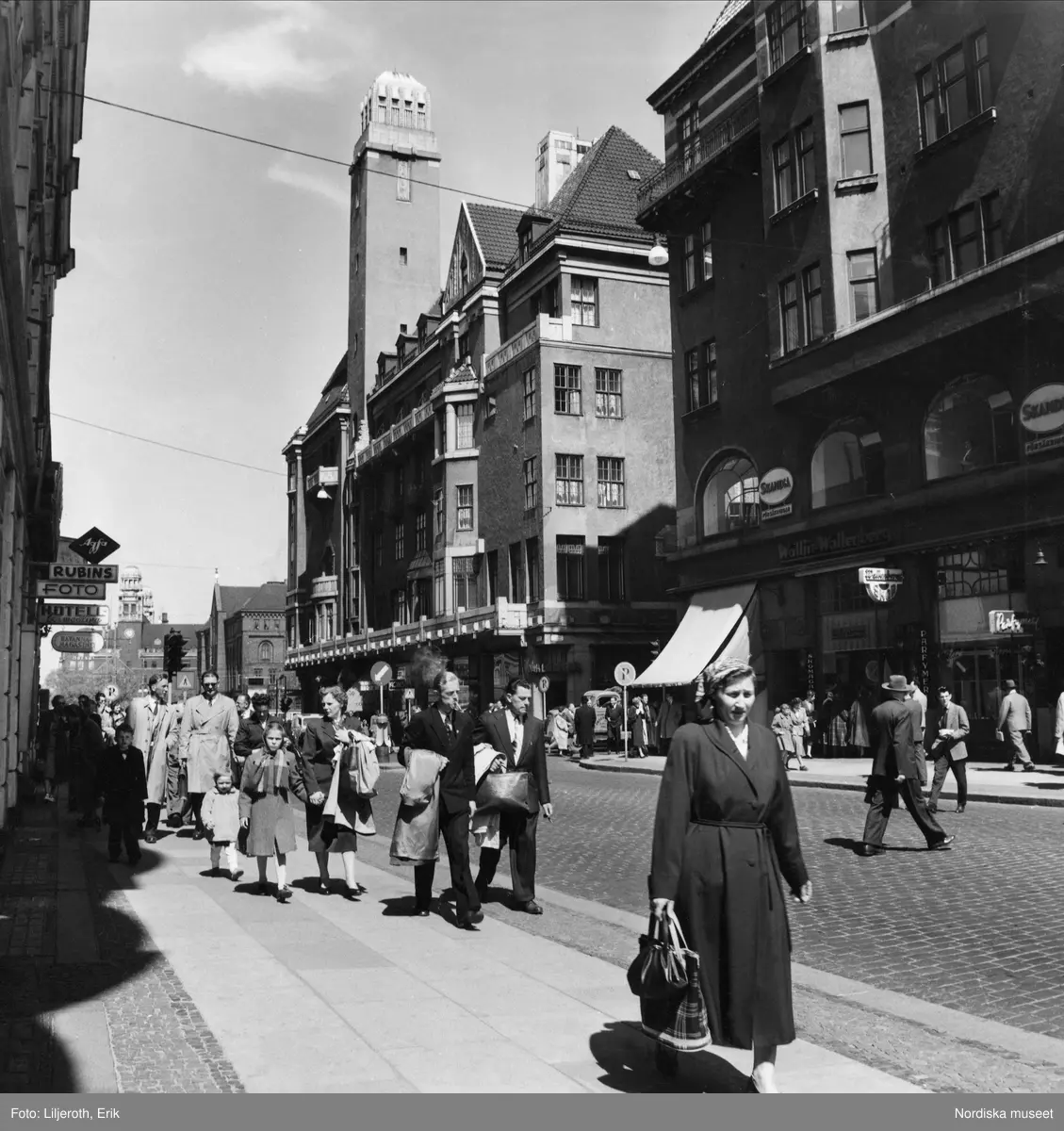 Vy över Hamngatan i Malmö.