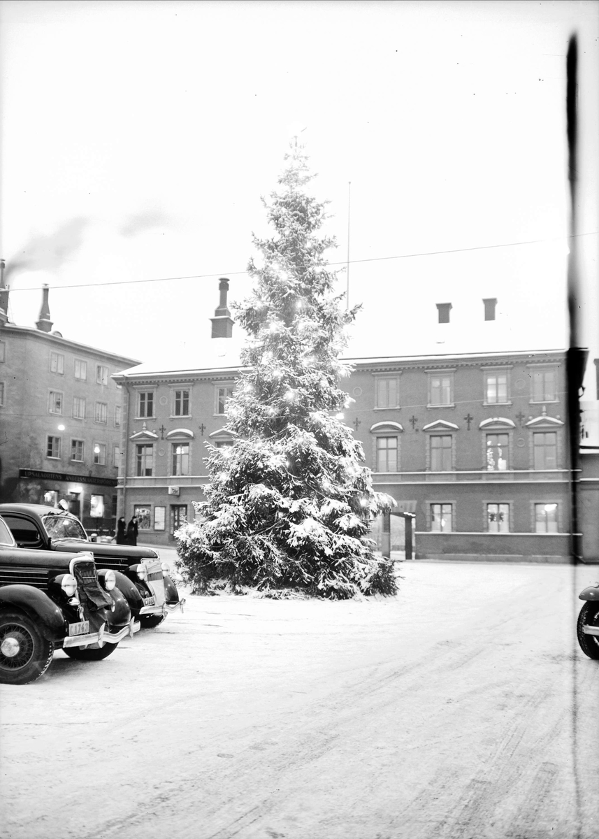 julgran uppsala Julgran på Fyristorg, Uppsala 1941   Upplandsmuseet / DigitaltMuseum