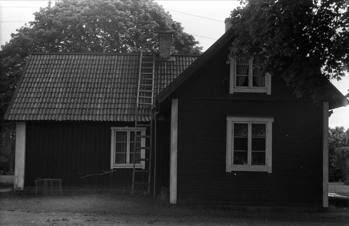 Bostadshus, Snörom, Björklinge socken, Uppland 1976