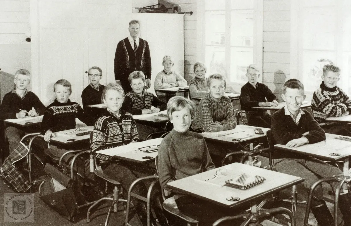 Siste storskoleklasse på Sveindal i Audnedal