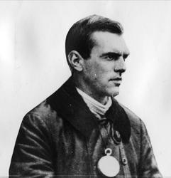 Tryggve Gran fotografert like før starten på Nordsjøflyvning