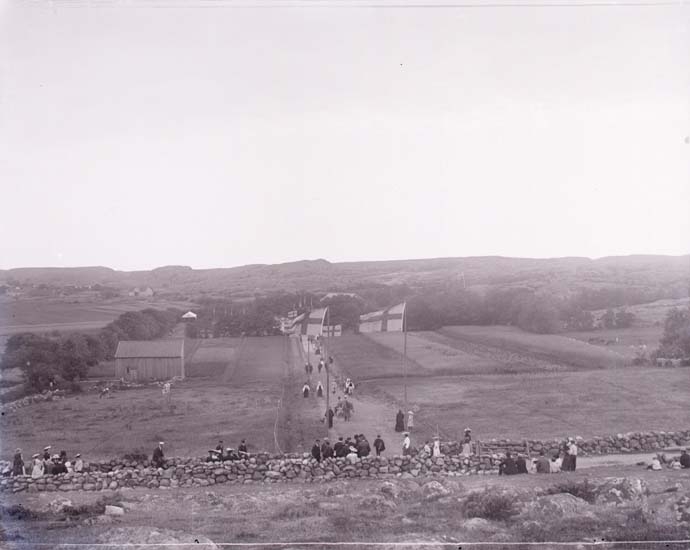 Vägen till dansbanan Grebbestad 1908