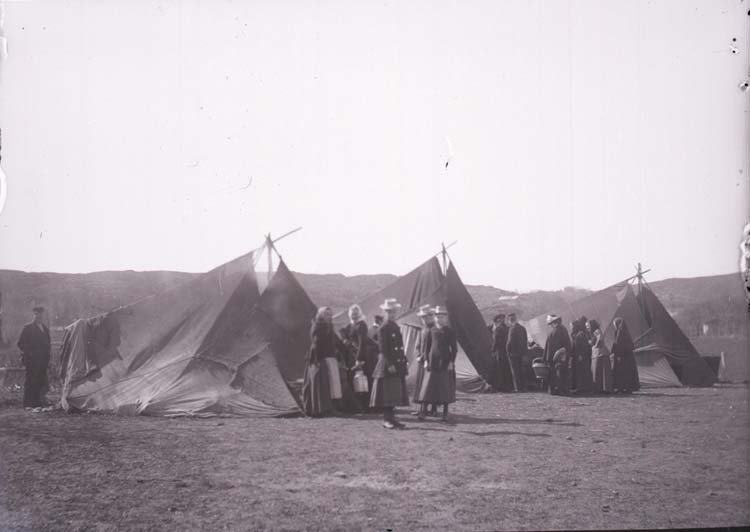 Romskt läger i Uddevalla 1902