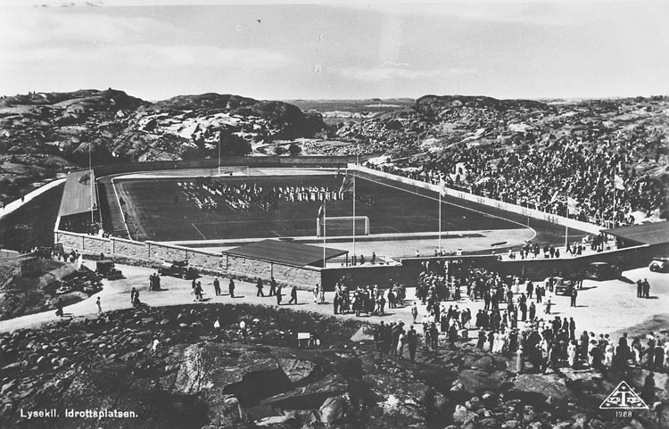 Gullmarsvallen, Lysekil invigningsåret 1934
