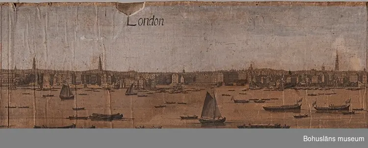 Utsikt över London från 1749