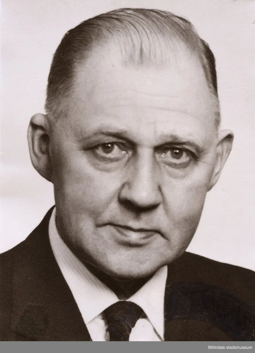 Porträtt av Åke Börjesson (f.1910) på 70-talet.