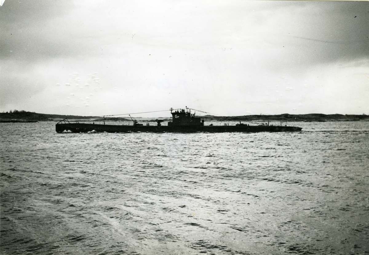 Gripen i Kustflottan 1942.