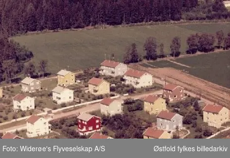 Flyfoto fra Ramberg på Jeløy ved Moss.
