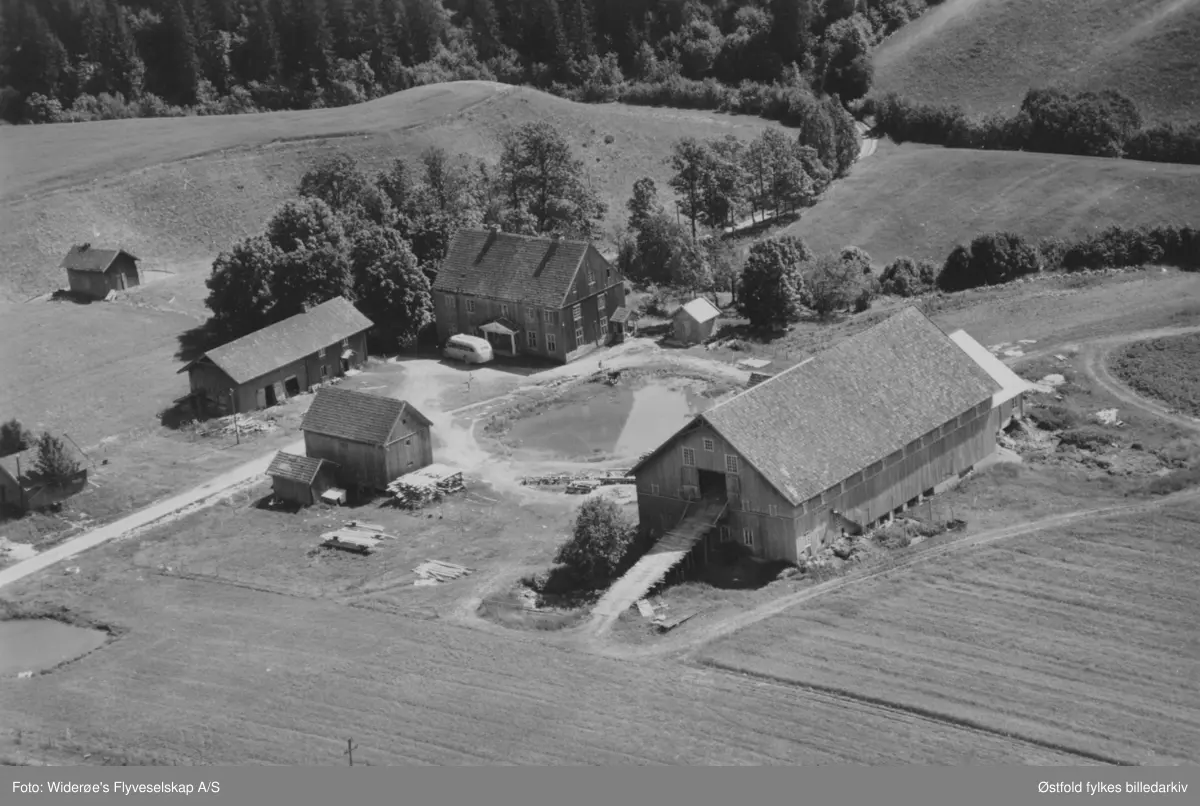 gårdsbruk, skråfoto,