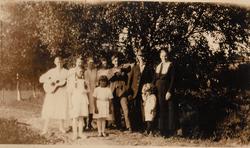 gruppe, familie, musikk, gitar, fiolin,