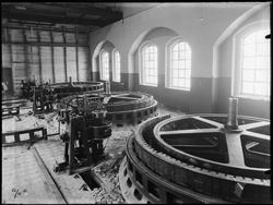 Kraftstasjon Hafslund i Skjeberg? interiør, 12.11.1936.