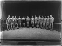 Gruppeportrett av brytere, AIF Kiruna. AIF. BAIF. Internasjo