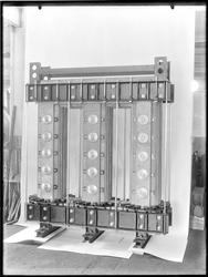 Produktfoto av transformator, 1945, Rich. Pfeiffer i Sarpsbo