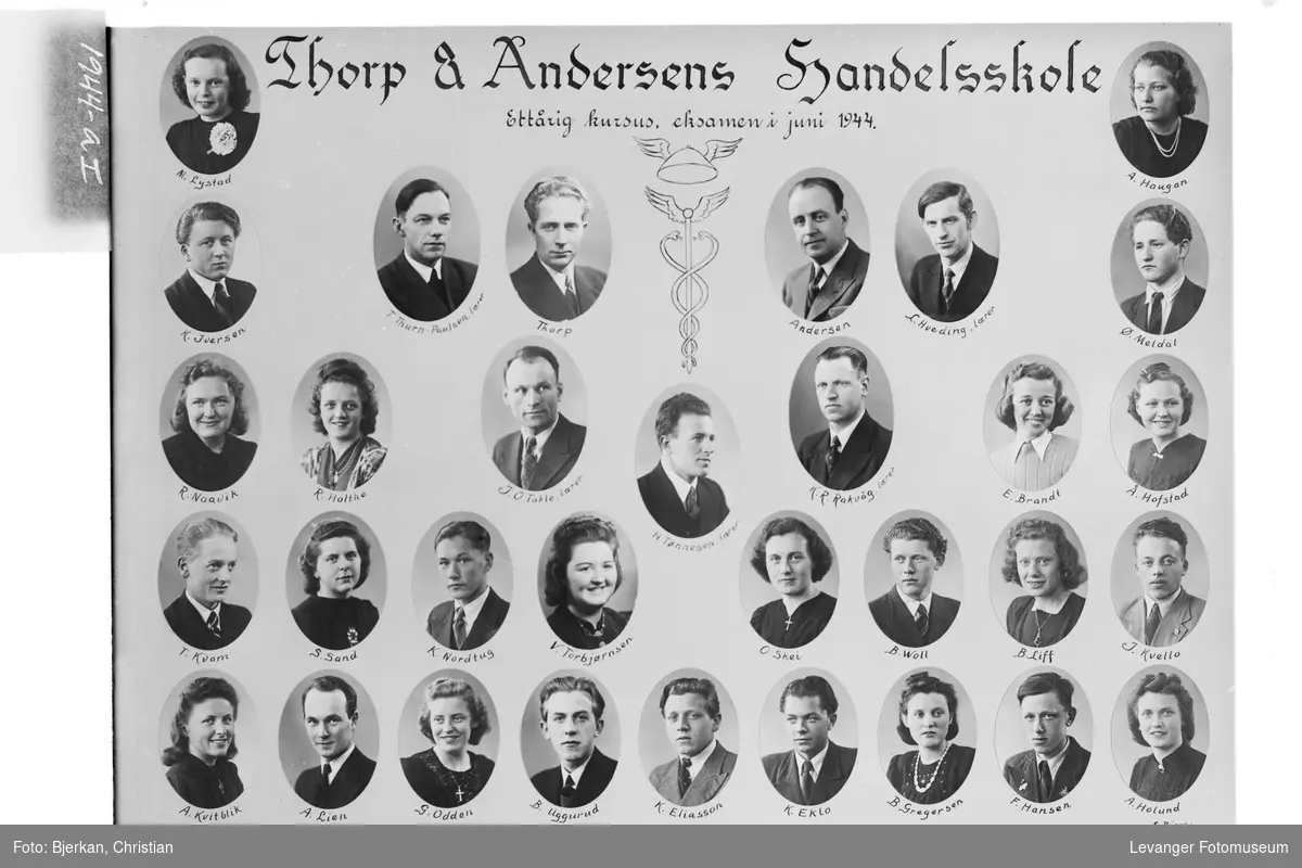 Thorp & Andersens Handelsskole, 1944
