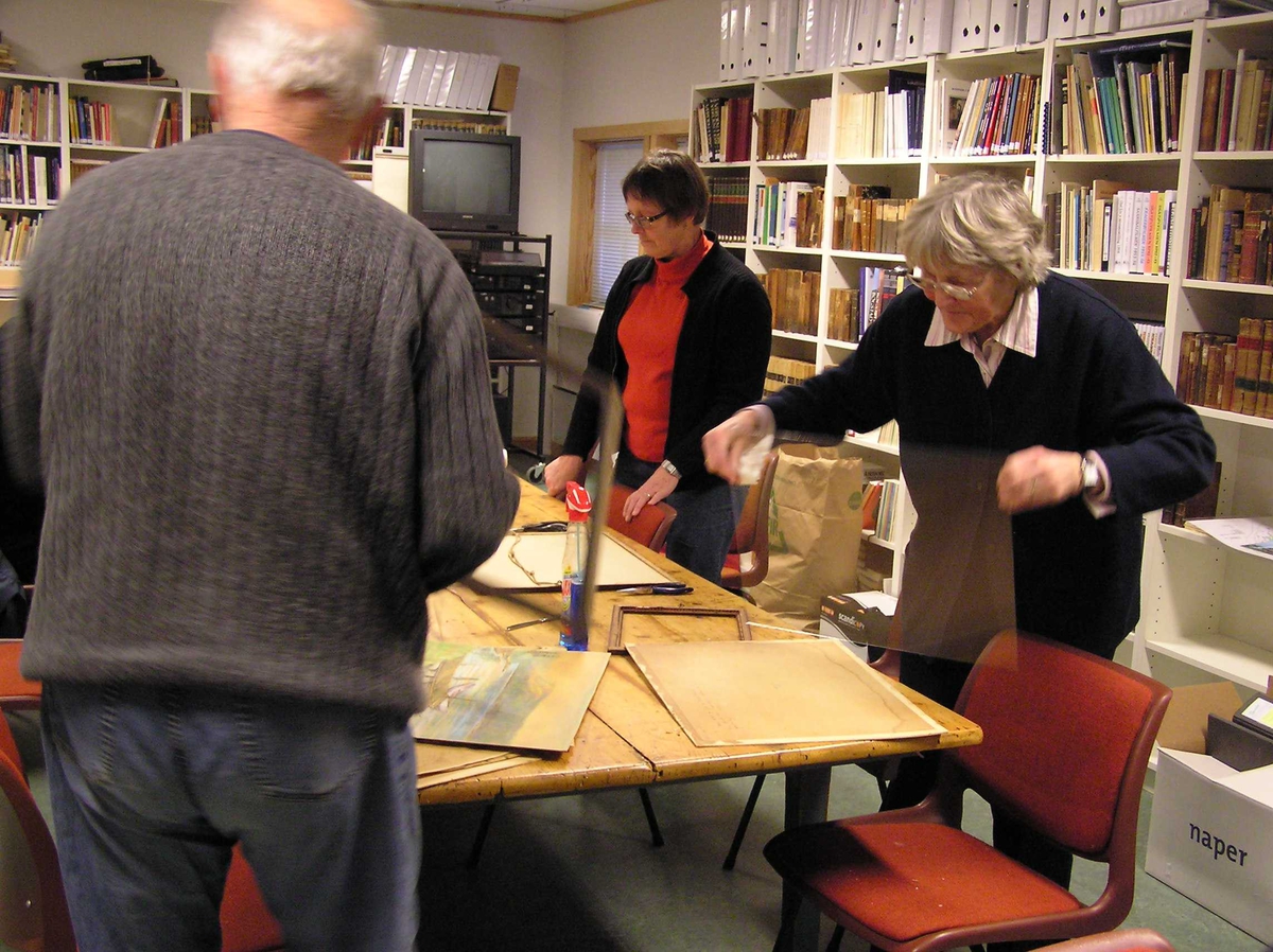 Berg-Kragerø museums venner gjør diverse oppgaver, 11.11.2008