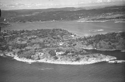 Flyfoto fra Kragerø 17/7-54