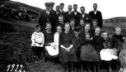 Gudrun Pedersdatter Ofstads begravelse, familie