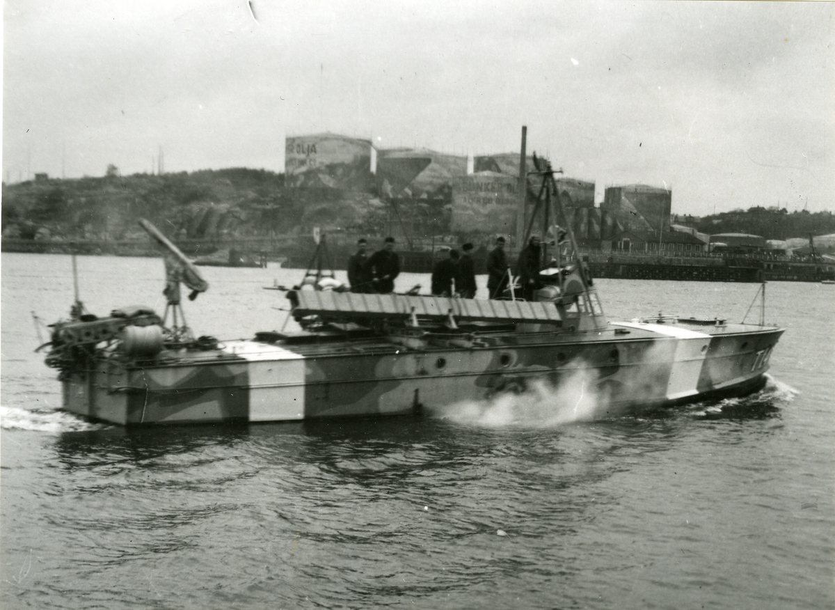 Motortorpedbåten T 14. År 1944.