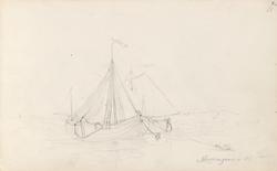 Seilbåter, Scheveningen [Tegning]