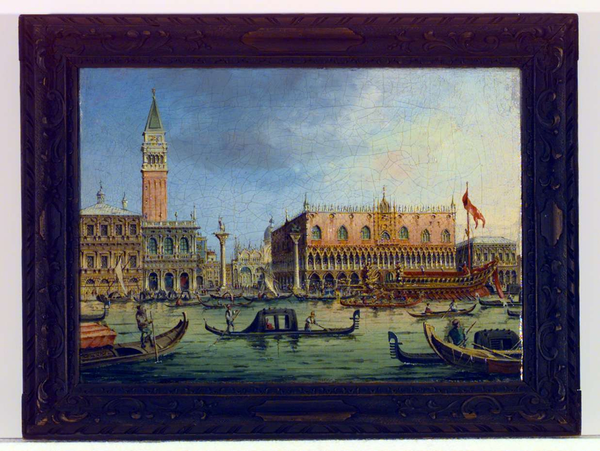 Venezia med Campanilen og Dogepalasset.