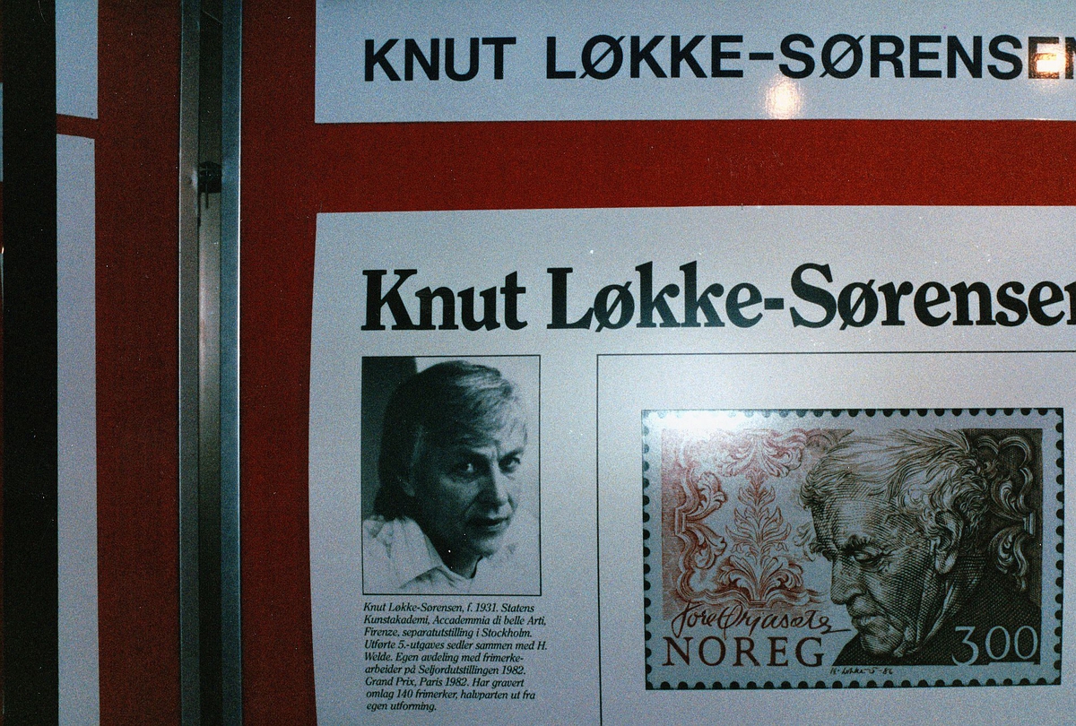 frimerkets dag, Oslo Rådhus, frimerkemotiv av Knut Løkke Sørensen