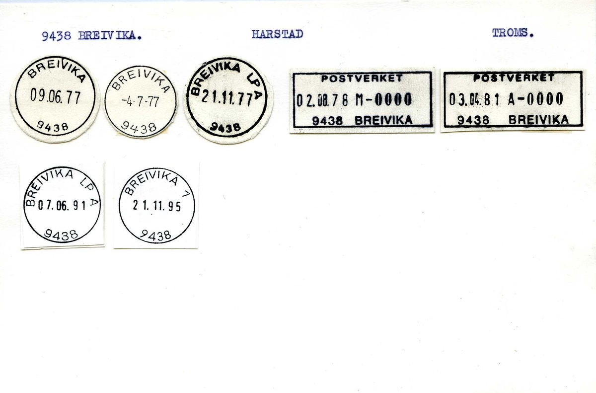 9415 BREIVIKA (Postkontor C)