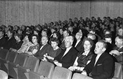 Fra åpningen av Panorama Kino 14.09.1962. Fra høyre: Reidar 