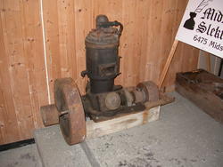 Akselvollmotor bygd av Konrad Akselvoll som hadde verksted o