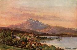 Molde by sett fra vest.