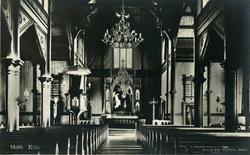 Interiør fra Molde kirke.