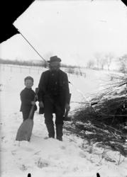 Svein K Veltå hogde ved til gjestegiveriet på sine gamle dag