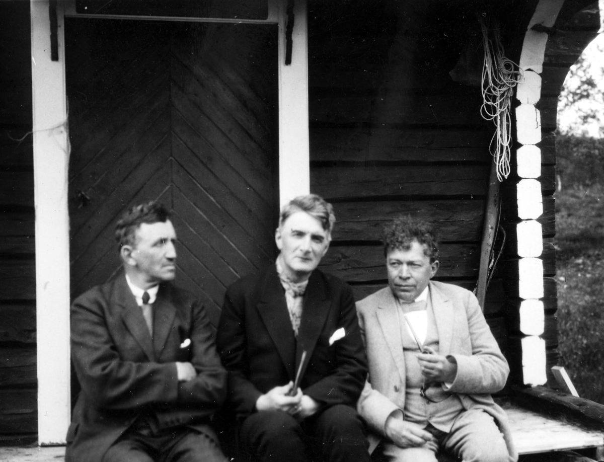 Sven Moren, Johan Falkberget og Oskar Braaten