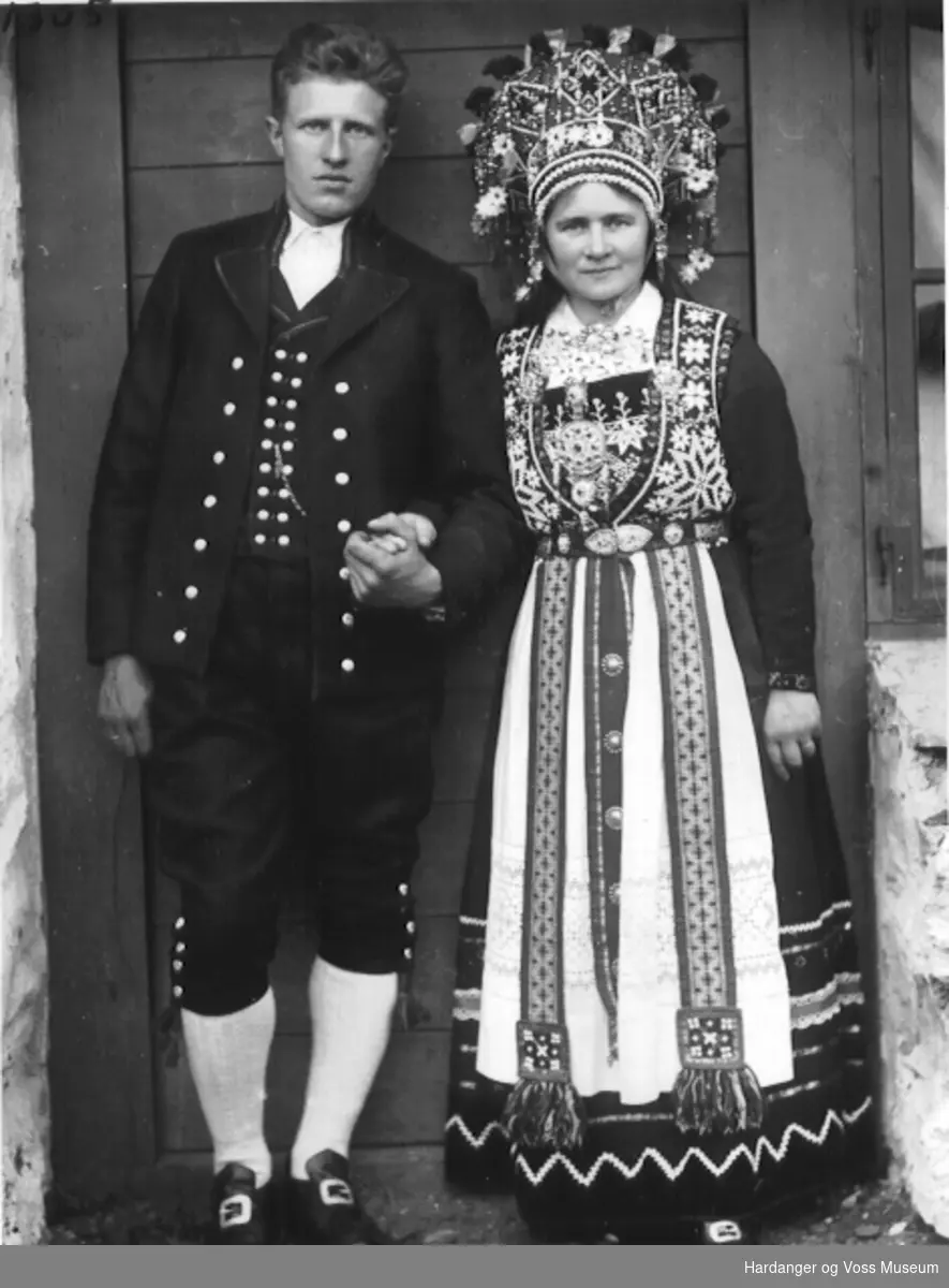 Brudepar, Tordis og Ivar S. Kjerland