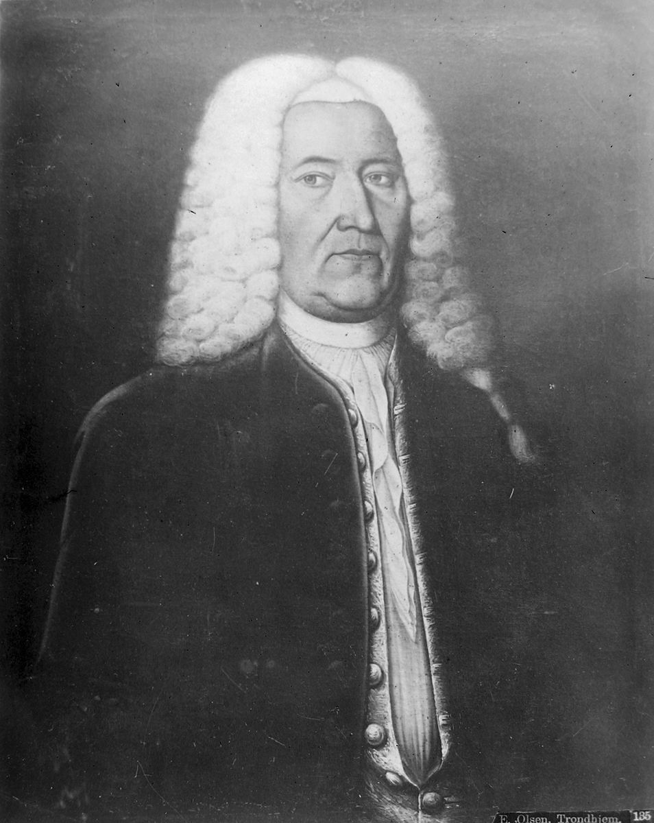 Avfotografert maleri av direktør Hans Müller (ca. 1682-1761).
