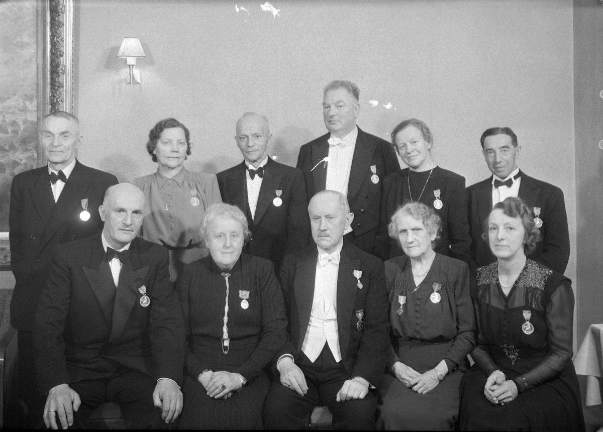 Medaljører ved firma A. Dahl & Co.s jubileum