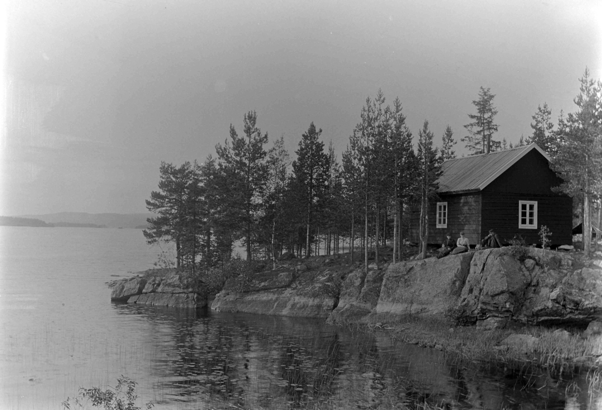 Ringsaker, Næroset, Næra, hytte i Buvika. Etter at Moelven Brug solgte Næren Dampsag i Steinsmarka leide Ole Løken hytta.