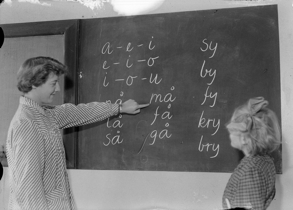 Lærerinne Skjånes underviser ved Bispehaugen skole